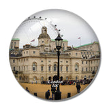 UK England London Horse Guards Parade 3D Fridge Magnet Crystal Glass