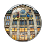 UK England London Madam Tussaud Museum 3D Fridge Magnet Crystal Glass