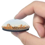 UK England London Millennium Bridge 3D Fridge Magnet Crystal Glass