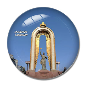 Dushanbe Tajikistan 3D Fridge Magnet Crystal Glass