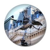 UK England London Piccadilly Circus 3D Fridge Magnet Crystal Glass