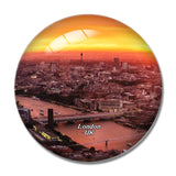 UK England London River Thames 3D Fridge Magnet Crystal Glass