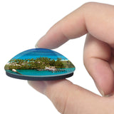 Ecuador 3D Fridge Magnet Crystal Glass