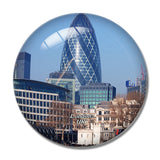 UK England London The Gherkin 3D Fridge Magnet Crystal Glass