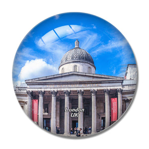 UK England London The National Gallery 3D Fridge Magnet Crystal Glass