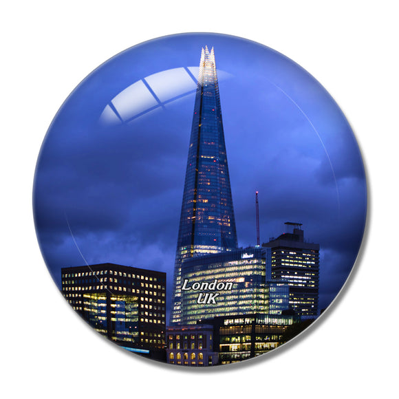 UK England London The Shard 3D Fridge Magnet Crystal Glass