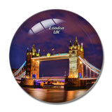 UK England London Tower Bridge 3D Fridge Magnet Crystal Glass
