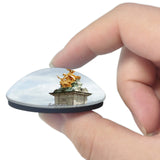 UK England London Victoria Memorial 3D Fridge Magnet Crystal Glass