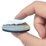 UK England Lyme Regis Beach 3D Fridge Magnet Crystal Glass