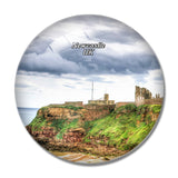 UK England Newcastle Castle 3D Fridge Magnet Crystal Glass