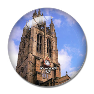 UK England Newcastle St Nicholas Cathedral 3D Fridge Magnet Crystal Glass