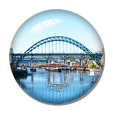 UK England Newcastle The Tyne Bridge 3D Fridge Magnet Crystal Glass