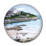 UK England Newquay Beach 3D Fridge Magnet Crystal Glass