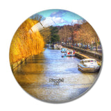 UK England Norwich Canal 3D Fridge Magnet Crystal Glass