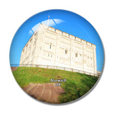 UK England Norwich Castle 3D Fridge Magnet Crystal Glass