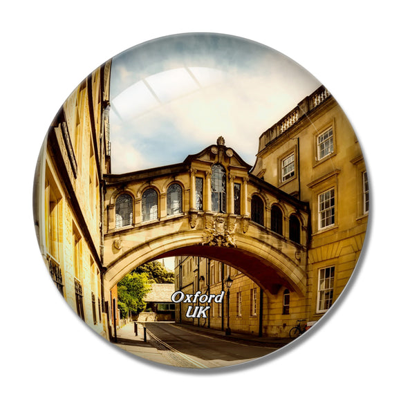 UK England Oxford Bridge of Sighs Hertford 3D Fridge Magnet Crystal Glass