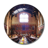 UK England Oxford Town Hall 3D Fridge Magnet Crystal Glass