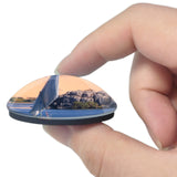 Egypt Aswan Dam 3D Fridge Magnet Crystal Glass