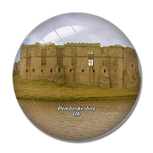 UK England Pembrokeshire Carew Cathedral 3D Fridge Magnet Crystal Glass