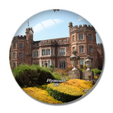 UK England Plymouth Mount Edgcumbe House 3D Fridge Magnet Crystal Glass