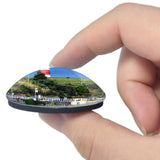 UK England Plymouth Smeaton's Tower 3D Fridge Magnet Crystal Glass