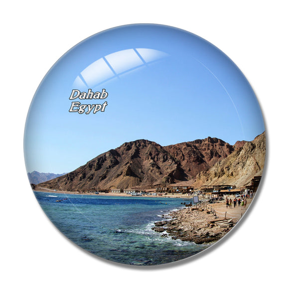 Egypt Blue Hole Dahab 3D Fridge Magnet Crystal Glass