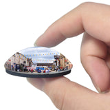UK England Pontefract 3D Fridge Magnet Crystal Glass