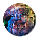 UK England Poole's Cavern & Buxton Country Park 3D Fridge Magnet Crystal Glass