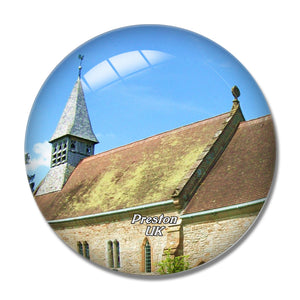 UK England Preston Bagot Church 3D Fridge Magnet Crystal Glass