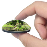 UK England Preston Jappanese Garden 3D Fridge Magnet Crystal Glass