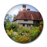 UK England Rye Garden 3D Fridge Magnet Crystal Glass