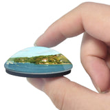 UK England Salcombe 3D Fridge Magnet Crystal Glass