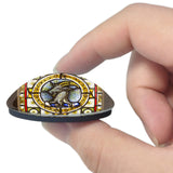 UK England Salisbury Cathedral Stained Glass Windows 3D Fridge Magnet Crystal Glass