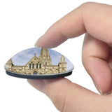 UK England Salisbury Cathedral 3D Fridge Magnet Crystal Glass