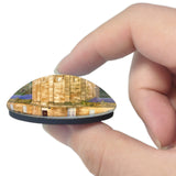 UK England Scarborough Rotunda Museum 3D Fridge Magnet Crystal Glass