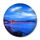 UK England Scarborough 3D Fridge Magnet Crystal Glass