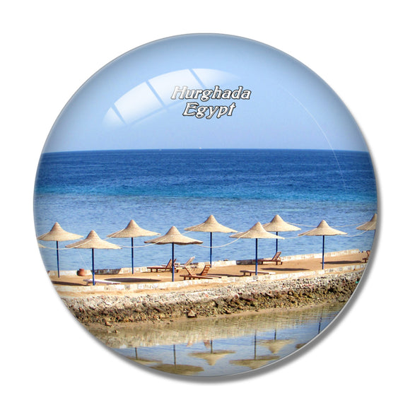 Egypt un Islands Hurghada 3D Fridge Magnet Crystal Glass