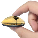 UK England Southend-on-Sea Chalkwell Beach 3D Fridge Magnet Crystal Glass