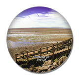 UK England Southend-on-Sea Shoebury Common Beach 3D Fridge Magnet Crystal Glass
