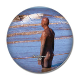 UK England Southport Crosby Beach Statue 3D Fridge Magnet Crystal Glass