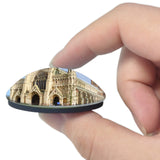 UK England St Albans Cathedral 3D Fridge Magnet Crystal Glass