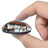 UK England St Albans Parish of St Michael 3D Fridge Magnet Crystal Glass