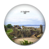 UK England St Andrews Castle 3D Fridge Magnet Crystal Glass