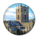 UK England St Davids Cathedral 3D Fridge Magnet Crystal Glass
