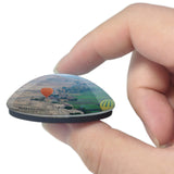 Egypt Luxor Hot Air Balloon 3D Fridge Magnet Crystal Glass