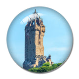 UK England Stirling Wallace Monument 3D Fridge Magnet Crystal Glass