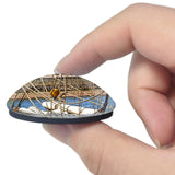 UK England Stornoway Harbour 3D Fridge Magnet Crystal Glass