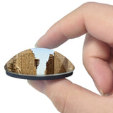 Egypt Luxor Temple 3D Fridge Magnet Crystal Glass