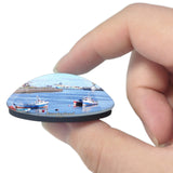 UK England Sunderland Harbour 3D Fridge Magnet Crystal Glass