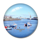 UK England Sunderland Harbour 3D Fridge Magnet Crystal Glass